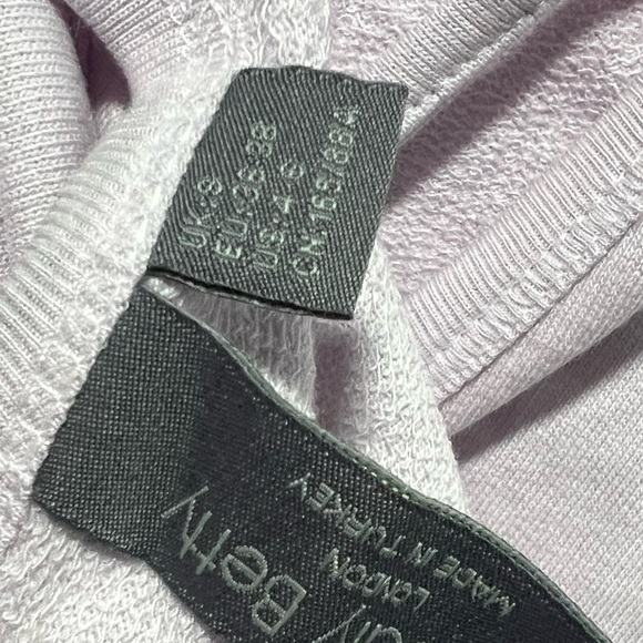 Sweaty Betty After Class Cross Back Sweatshirt, New with Tags, Mistflower Purple - Picture 2 of 6